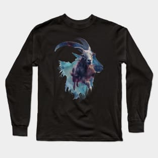 Goats in Space! Long Sleeve T-Shirt